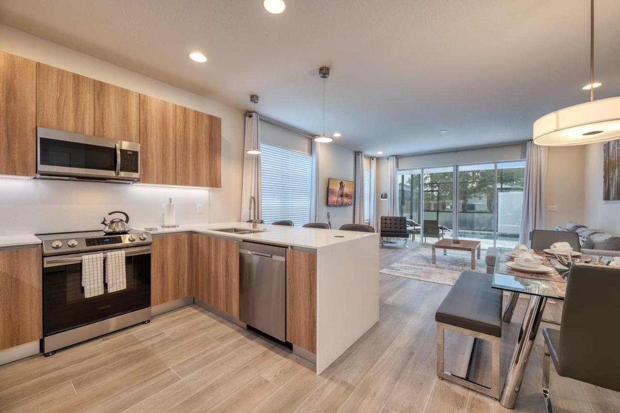 Pleasant Townhome With Private Pool Near Disney Four Corners Экстерьер фото