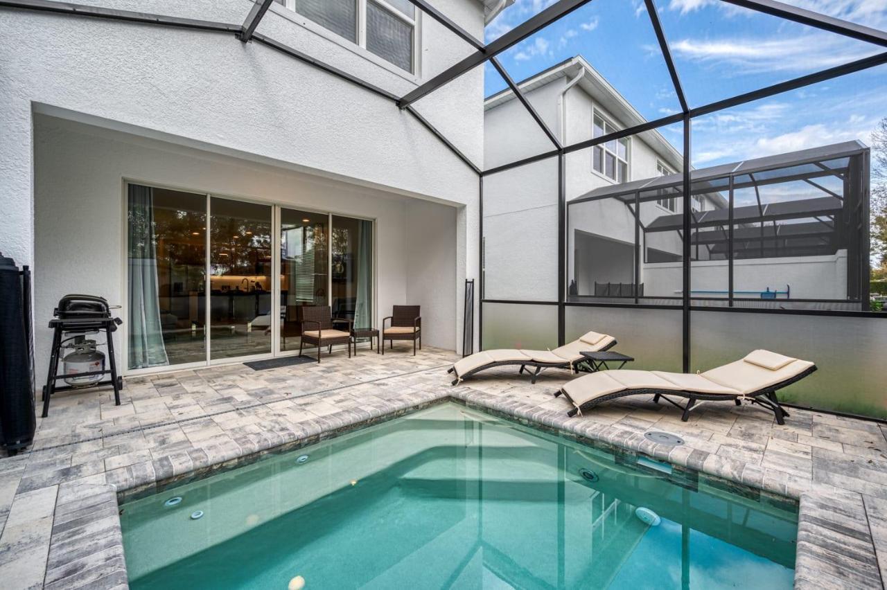Pleasant Townhome With Private Pool Near Disney Four Corners Экстерьер фото