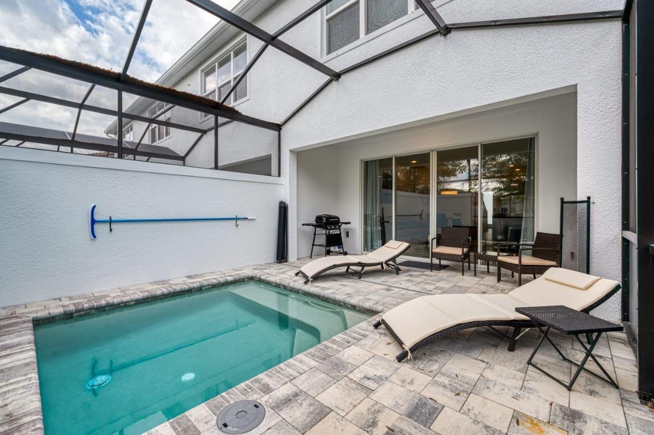 Pleasant Townhome With Private Pool Near Disney Four Corners Экстерьер фото